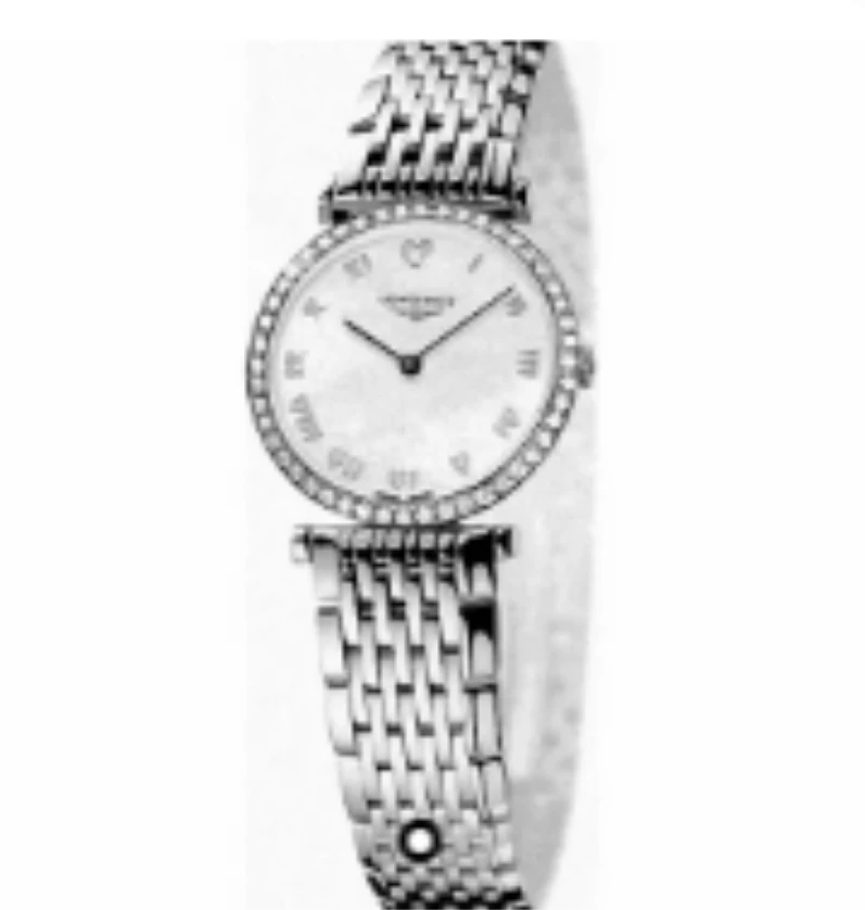 99新 Longines/浪琴 L4.241.0.09.6/优雅系列外圈原镶钻/表径24