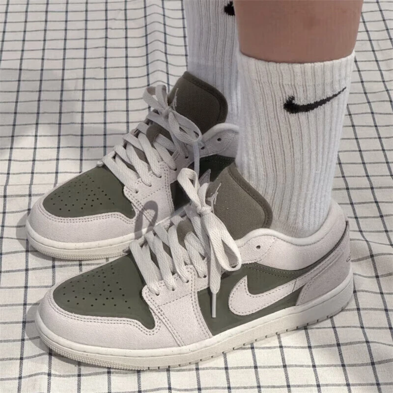 NIKE耐克男子AIR JORDAN 1 LOW SE舒适防滑秋季运动鞋 HV4089-201