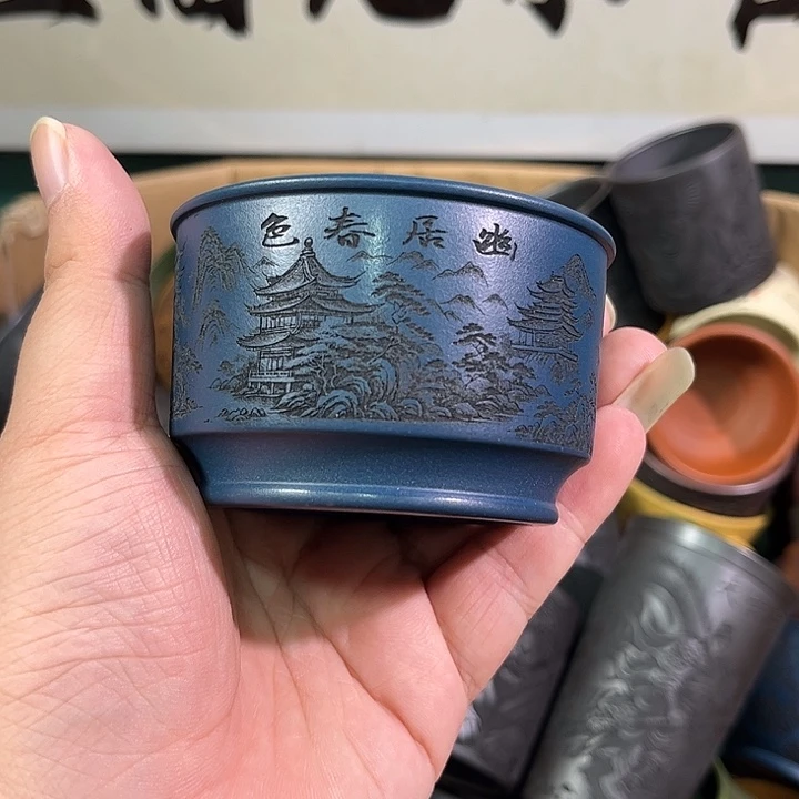 茶杯紫砂全手工紫砂主人杯