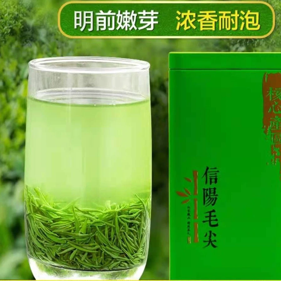明前嫩芽信阳毛尖125g芽叶高香味浓耐泡