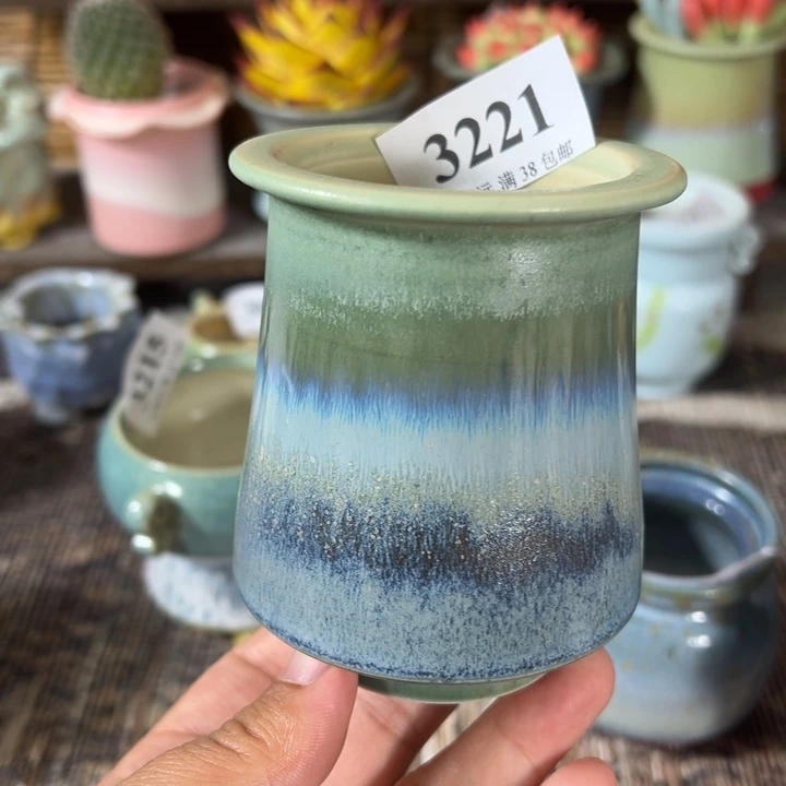 口5高9 手工花盆满30包邮