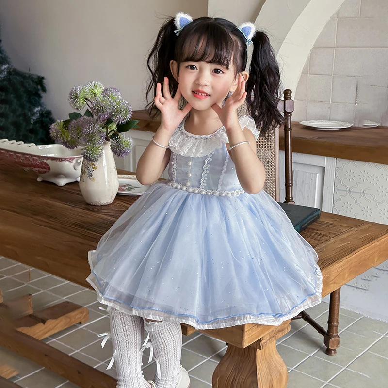 白雪公主洛丽塔连衣裙儿童女童洋气宝宝四季女孩日常简款