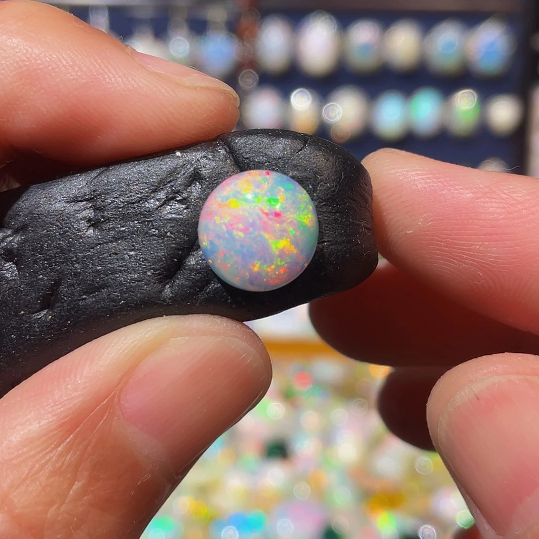 欧泊欧泊定制银S925镶嵌微*～