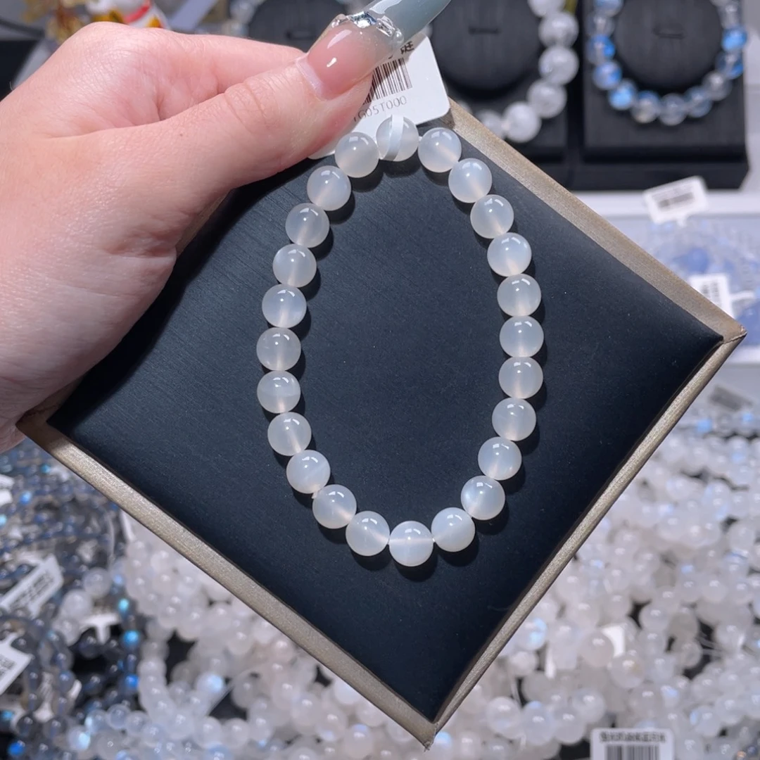 未镶嵌手链长石白月光7.7mm