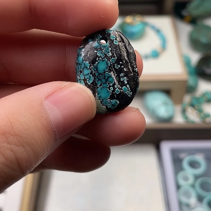 绿松石未镶嵌吊坠8