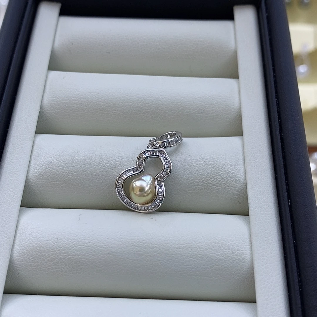 海水珍珠颈饰银S925镶嵌