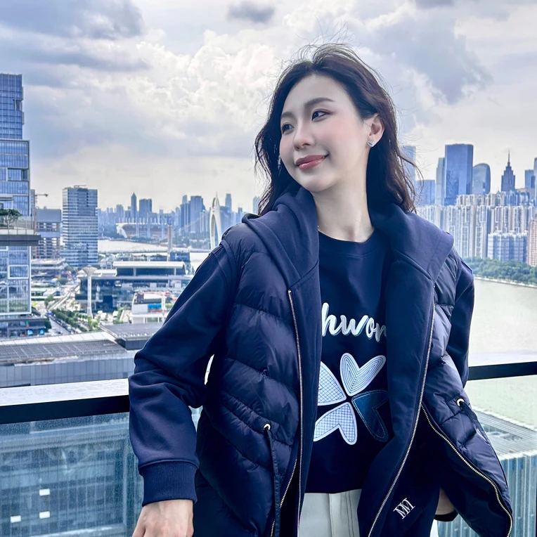 轻户外羽绒V领马甲