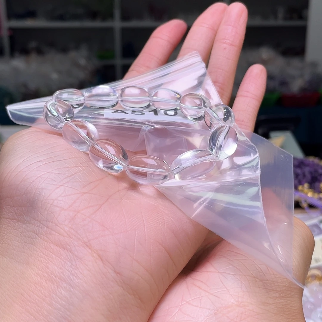 无***萌葡萄石未镶嵌手绳510白水