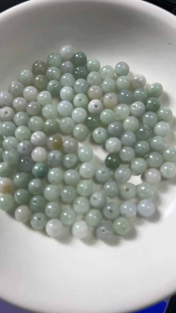 翡翠卡5➕mm50散珠多样性发货
