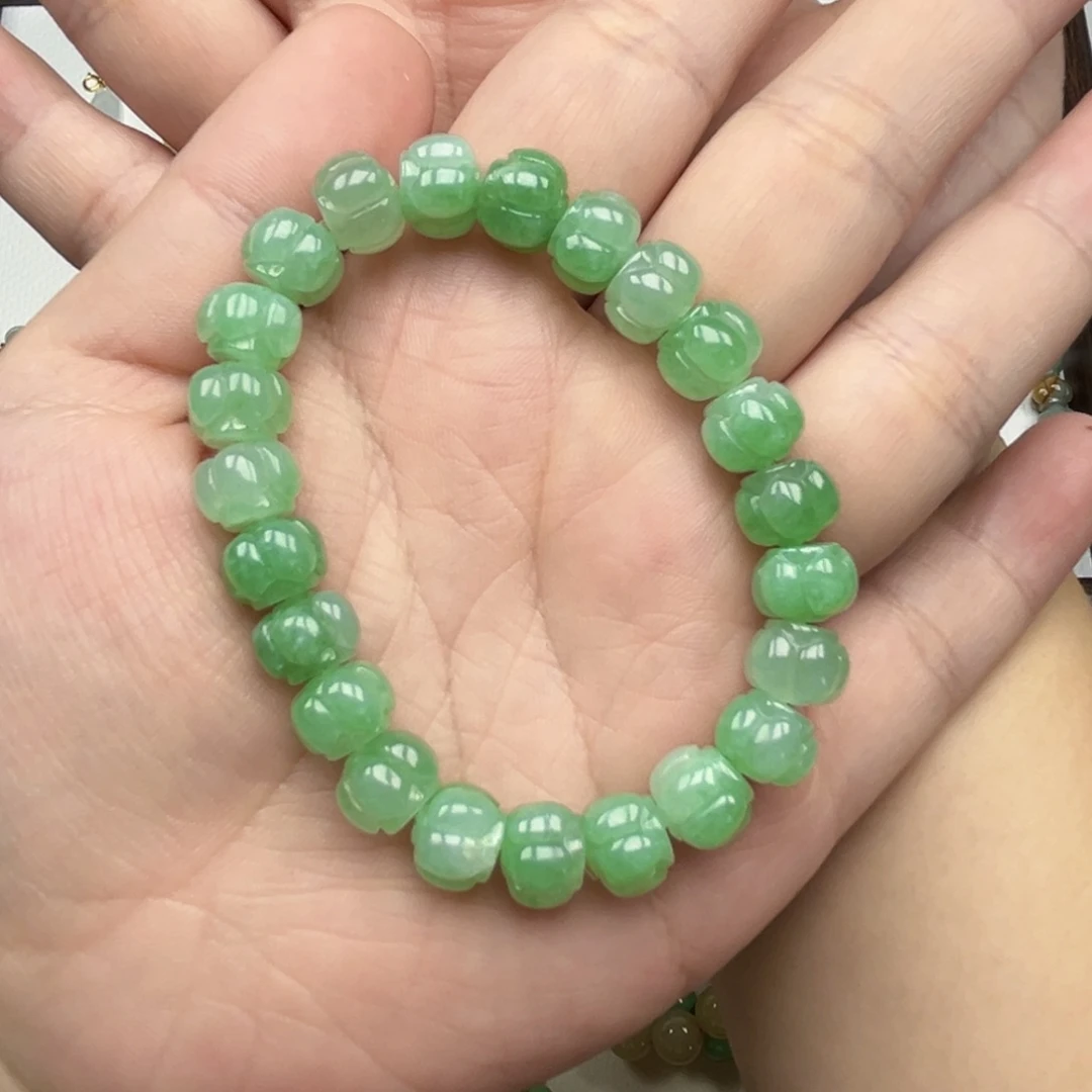 邪***绒翡翠未镶嵌手链翡翠