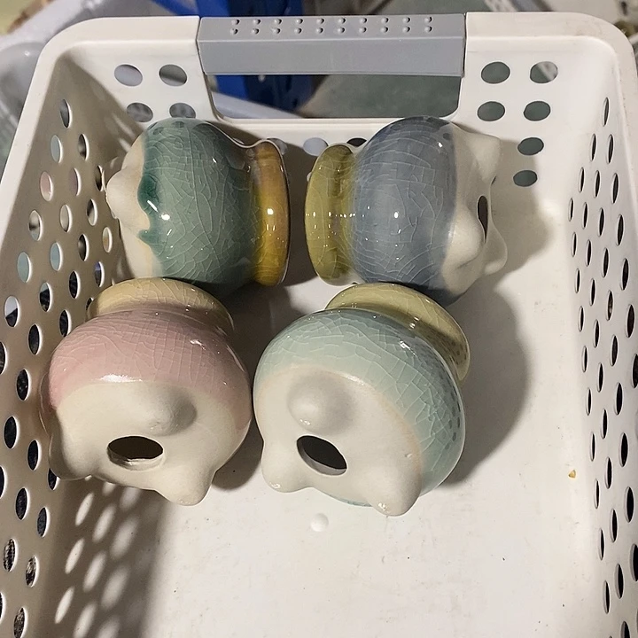 红陶【满10米包邮默认微瑕疵】4个浮力