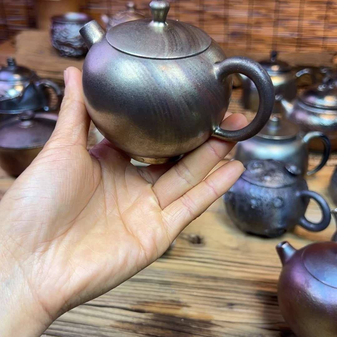 小*云南建水紫陶柴烧壶