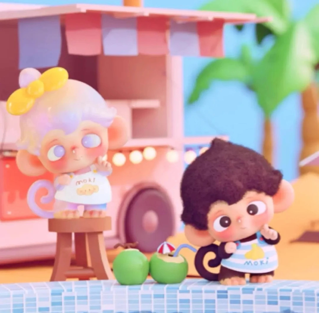 《拆盒》Moki时光漫相集mini盲盒可爱小猴子