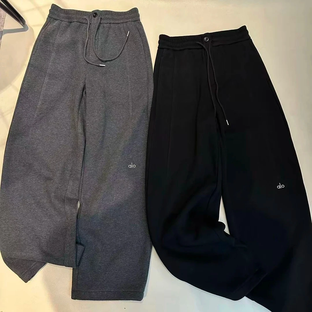 《姚家优麦汇》K7537冬款加绒休闲弯刀裤时尚设计感洋气百搭裤女