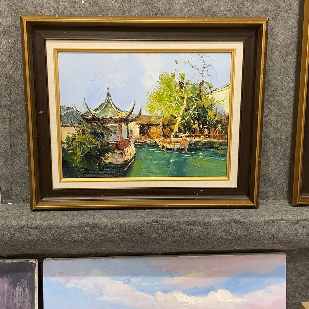 油画带外框画芯尺寸40x30cm