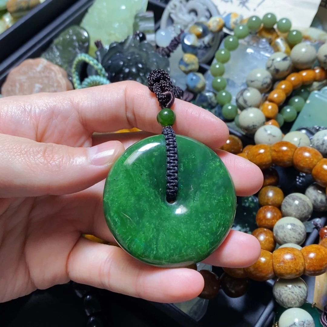 和田玉（碧玉）未镶嵌颈饰