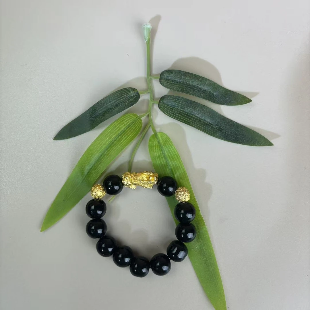 【尚御阁】黑金貔貅手串