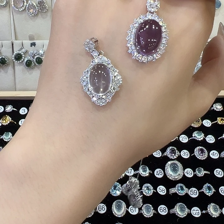 蛇纹石玉银S925镶嵌饰品汉*格