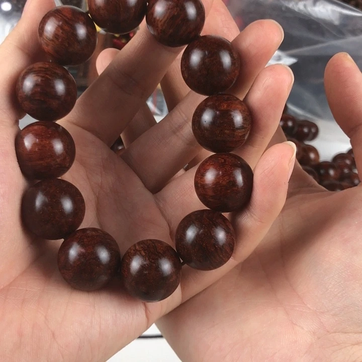 降真香手串/手链土埋糖结老料2.0海南红降