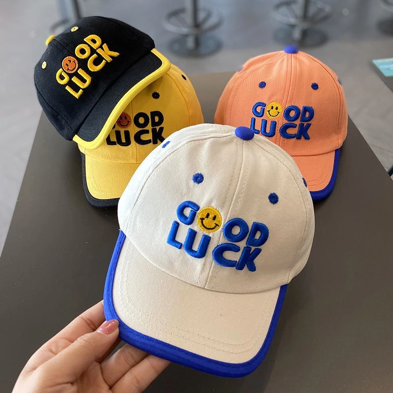 儿童帽子春秋季薄款男童女宝宝棒球帽夏天遮阳防晒透气鸭舌帽幼童