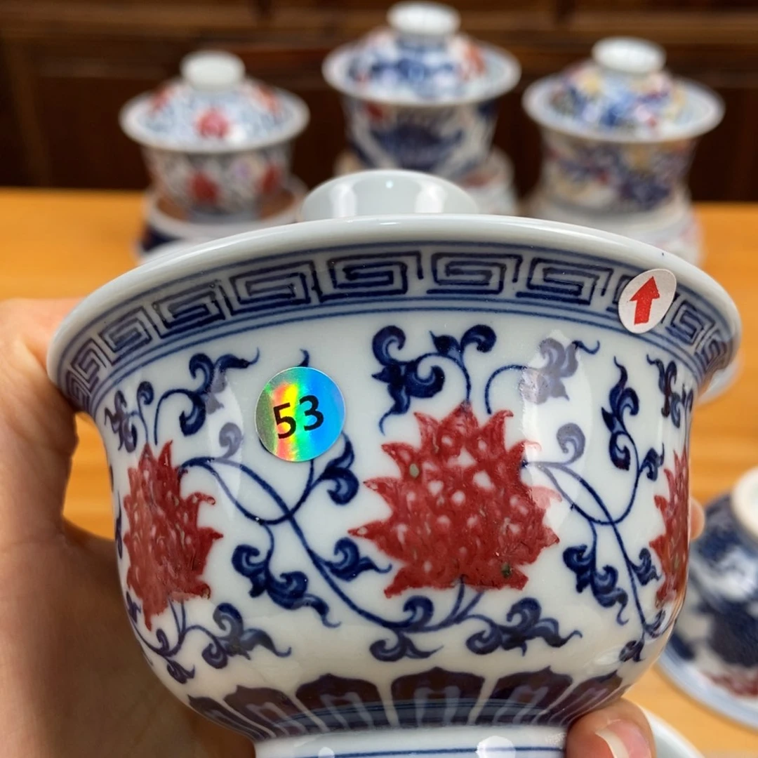 手绘现代茶具非古董