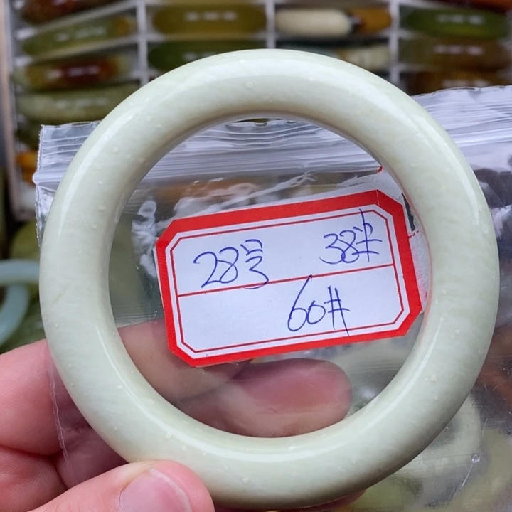 未镶嵌蛇纹石玉手绳