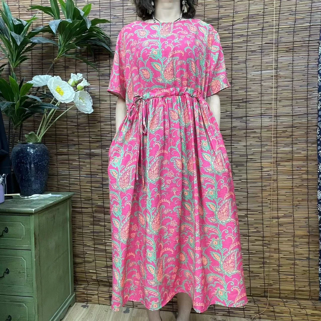 3602新款夏季气质优雅减龄连衣裙QZ