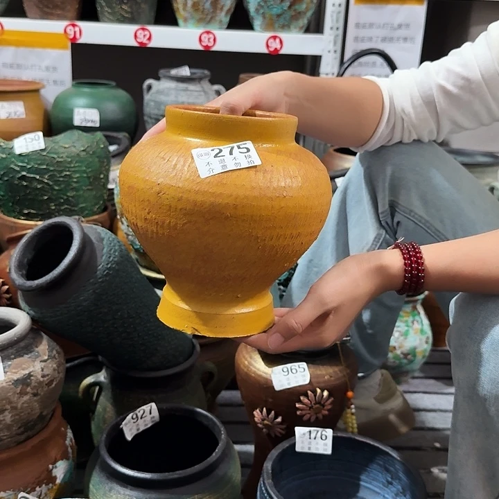 瑕疵黄色灯笼275高度20口径11