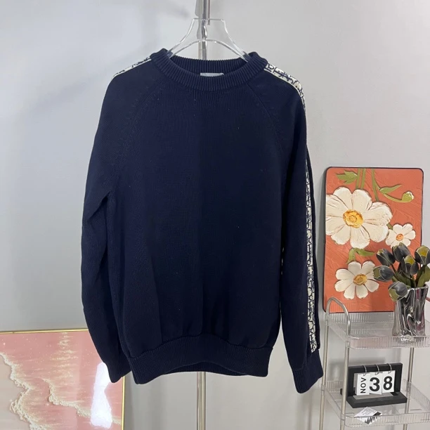99新 DIOR/迪奥 Dior 深蓝色针织 专柜价11000 99新 M码 A6196