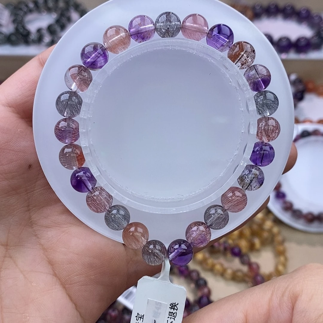 水晶手链未镶嵌糖果超七7m