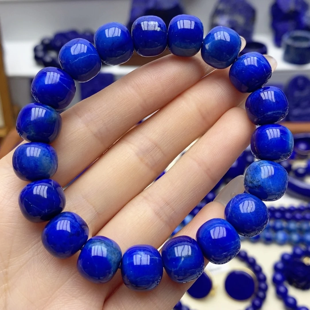 青金石未镶嵌手链11.5mm