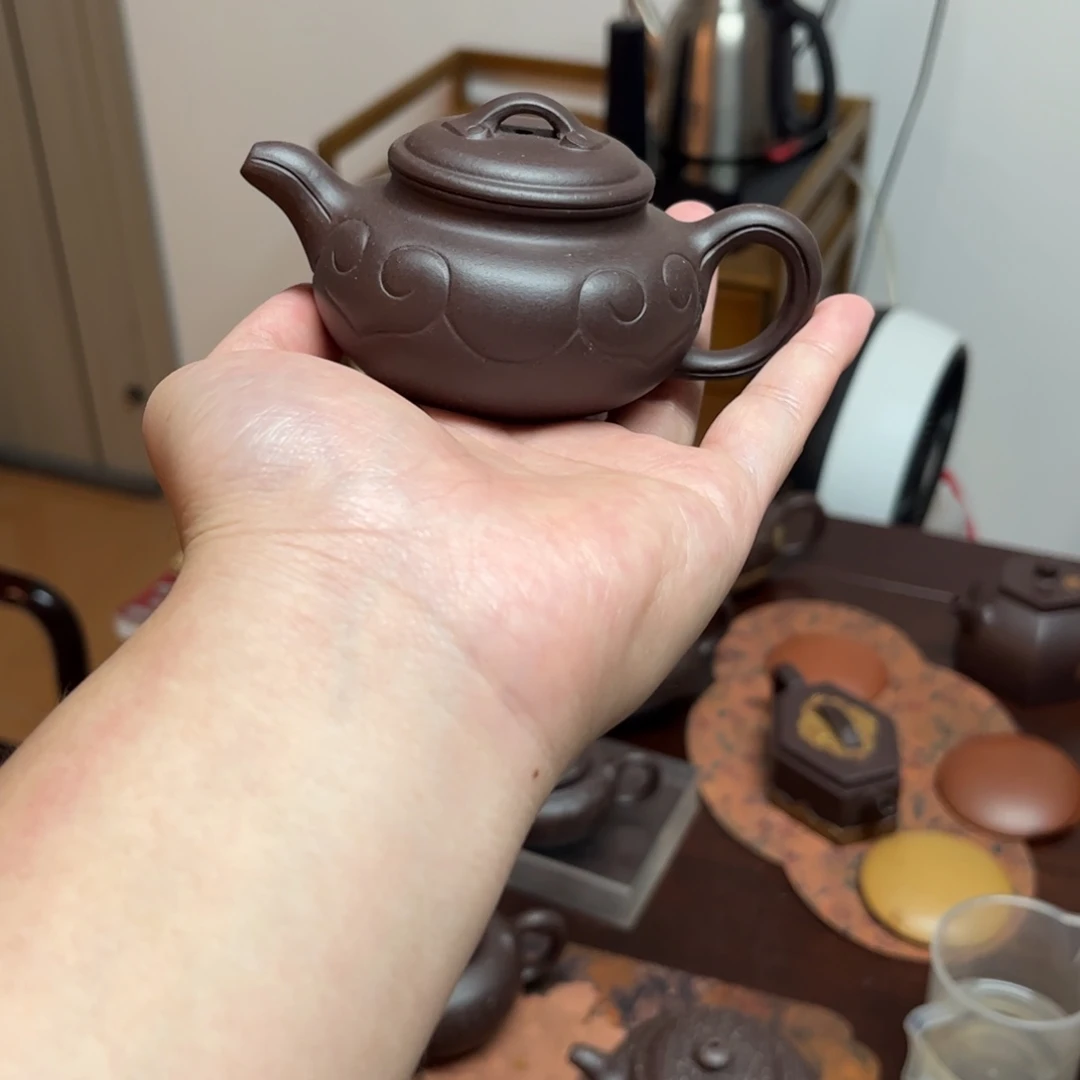 C***g茶壶紫砂仿古如意紫砂不铺砂紫泥