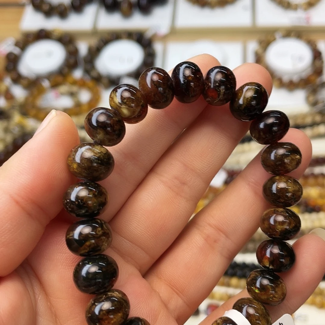 琥珀未镶嵌裸石十二90601