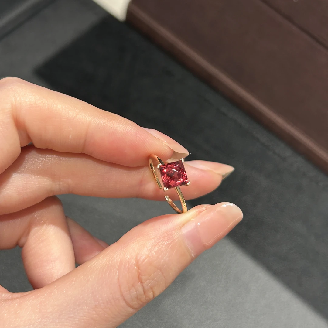 18K金 石榴石戒指 246459-11