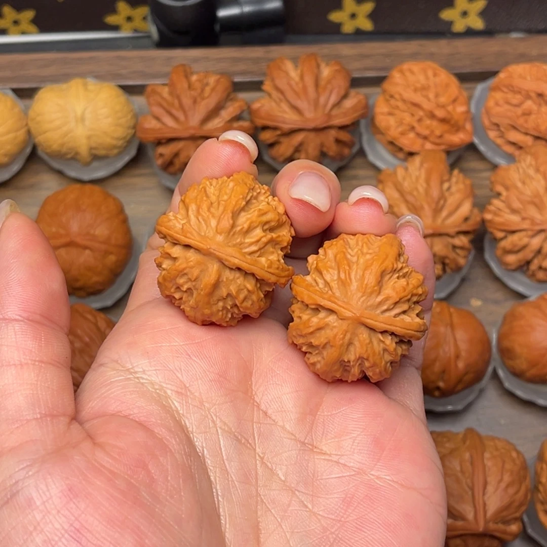 文玩核桃把件京八棱