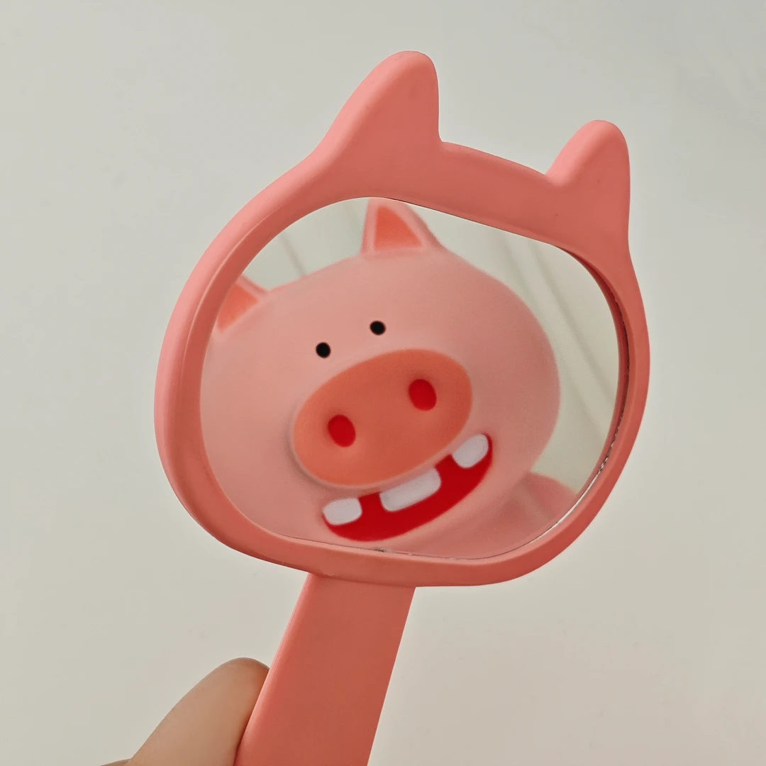 【PP专属】嘟嘟猪手持镜果小鹅vs嘟嘟猪官方正版日常护理美妆可爱