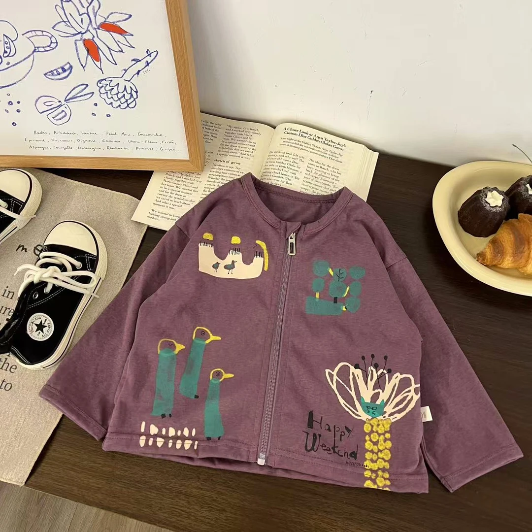 儿童夏季空调印动物空调服H2266