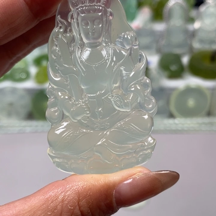 蛇纹石玉未镶嵌颈饰超*