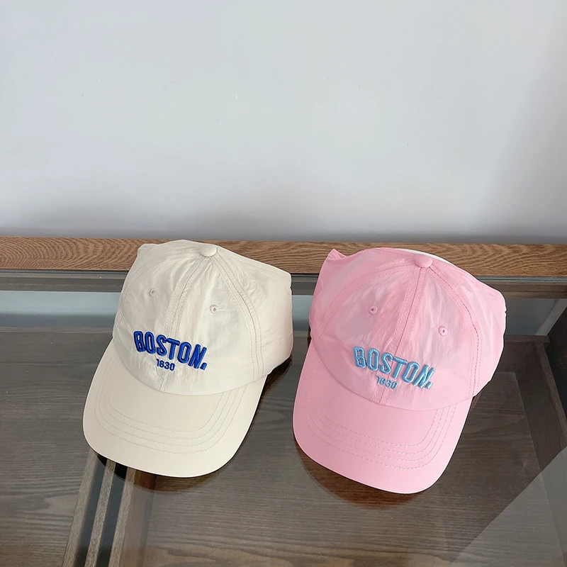 女帽休闲风春夏百搭薄款空顶帽子森系大檐极简风鸭舌帽无顶球帽