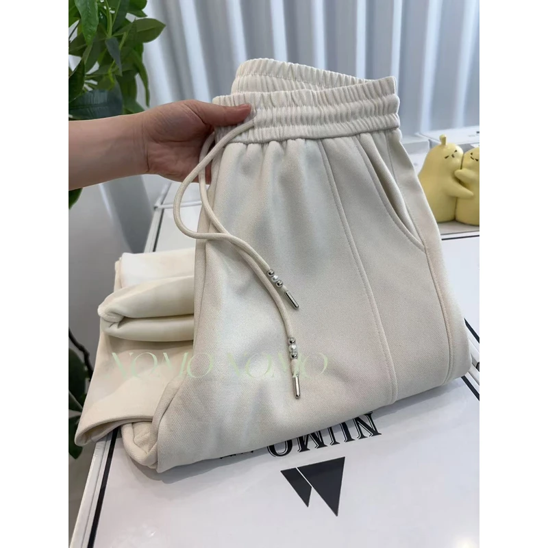 【吊坠~加绒裤】2024新款百搭时尚休闲裤灰色A1090