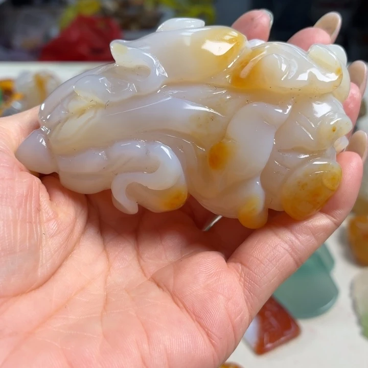 玛瑙/玉髓未镶嵌吊坠(不含链)