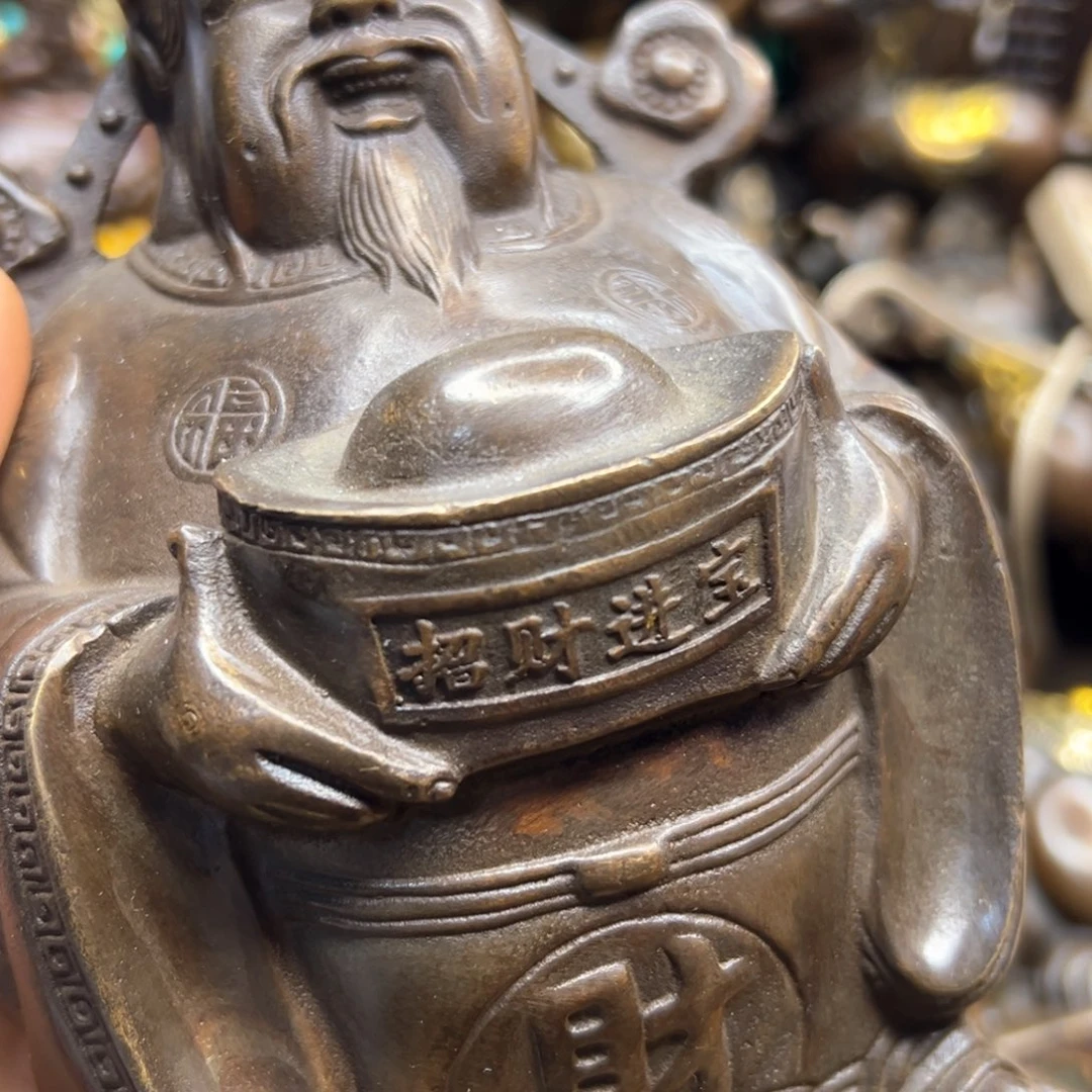 铜摆件欢迎欢迎你