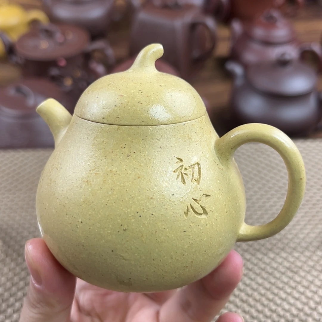 茶壶紫砂手工制作工艺精湛140cc