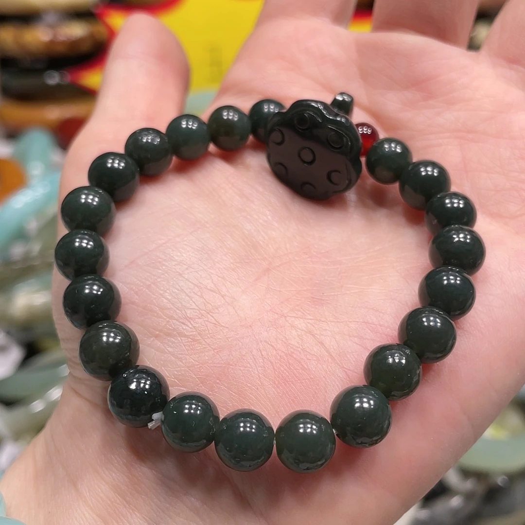 和田玉手串未镶嵌