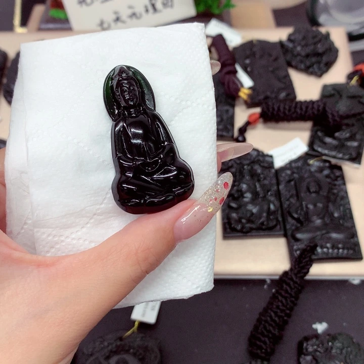 中***官天然a货钢琴黑挂件