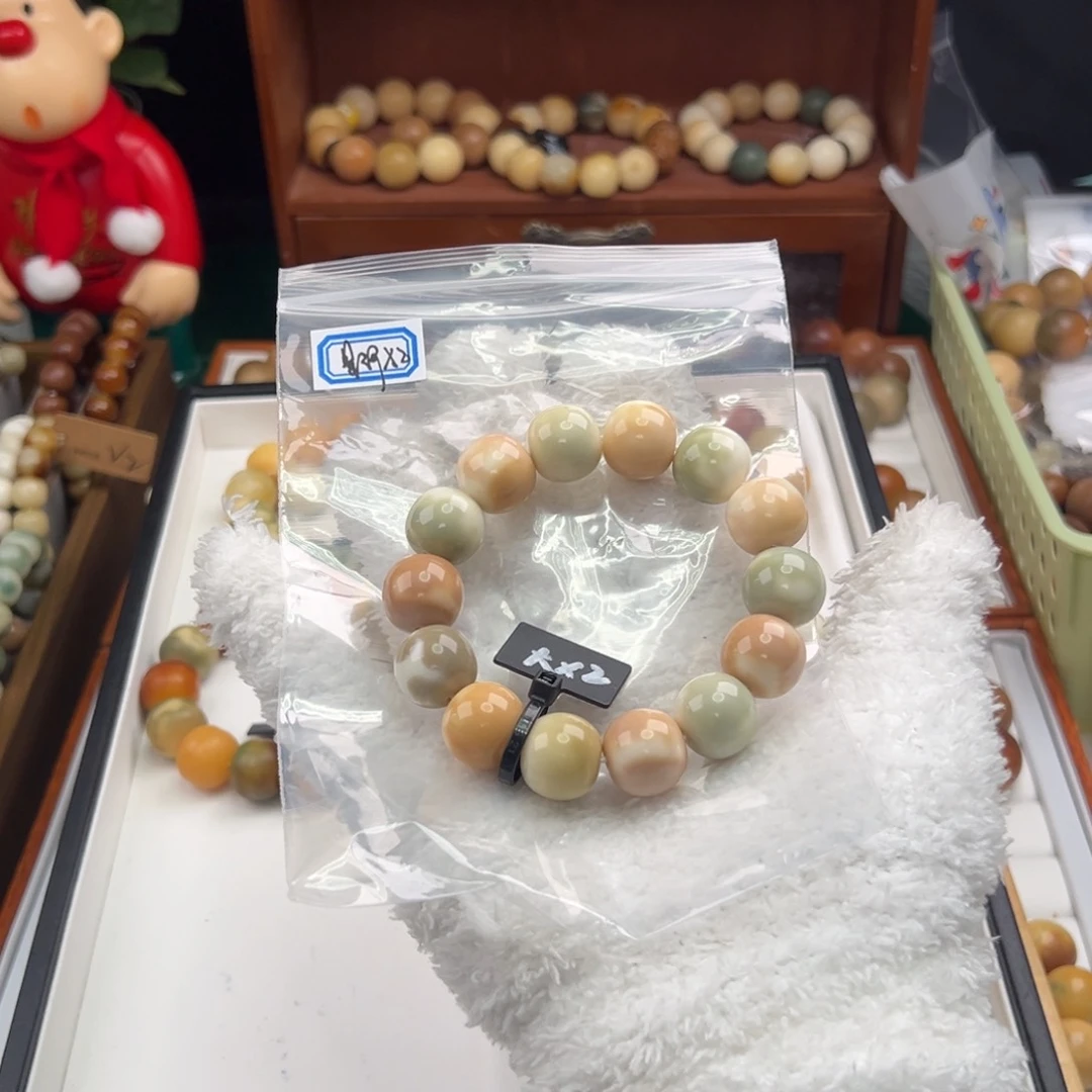 菩提根/象牙果手串洛*河大瑕疵2山花烂漫