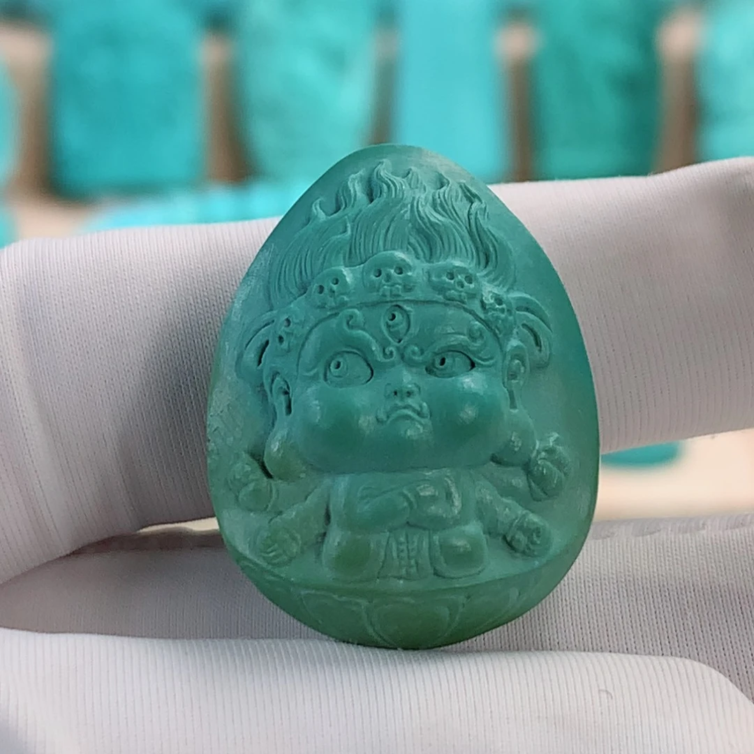 绿松石挂件未镶嵌