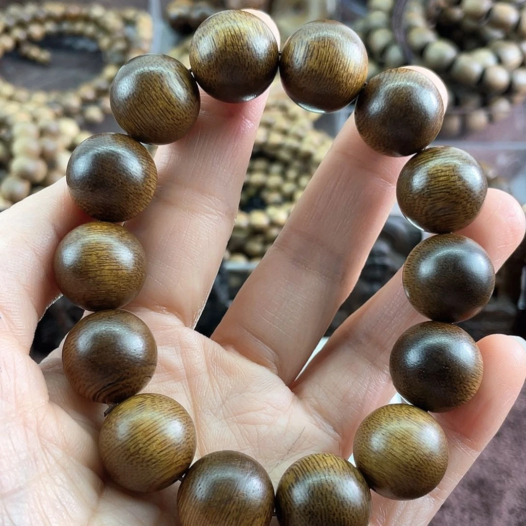 沉香手串安**泰越南芽庄白棋