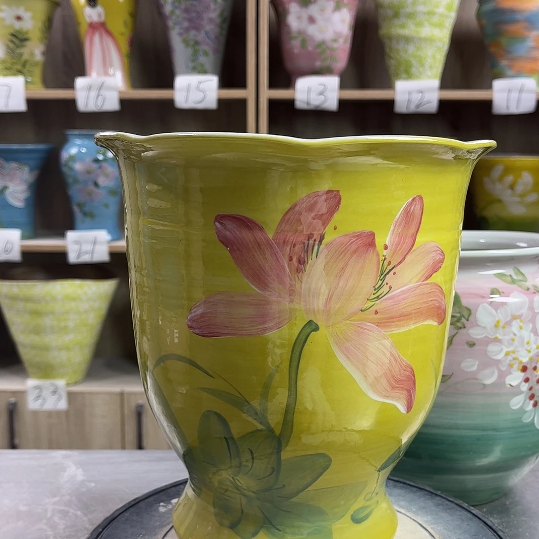 景德镇陶瓷花盆花盆