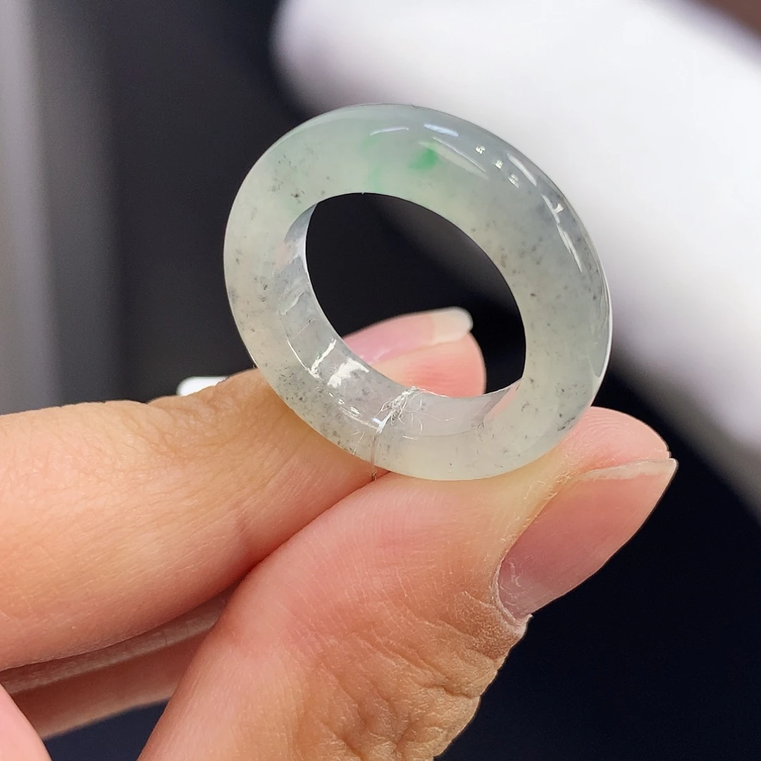 翡翠未镶嵌戒指12号